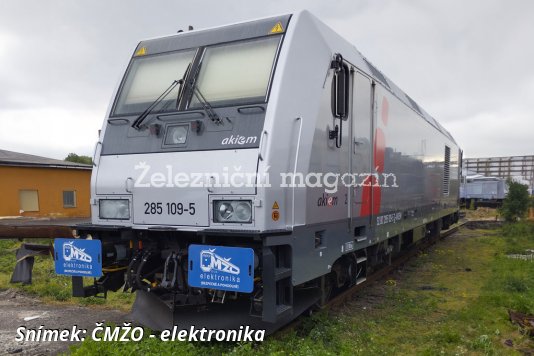 Lokomotivy TRAXX DE v ČMŽO-elektronika