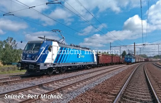 TRAXX pro ČD Cargo poprvé s nákladním vlakem