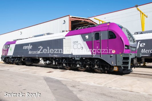 První lokomotivy EURO6000 pro Renfe Mercancías