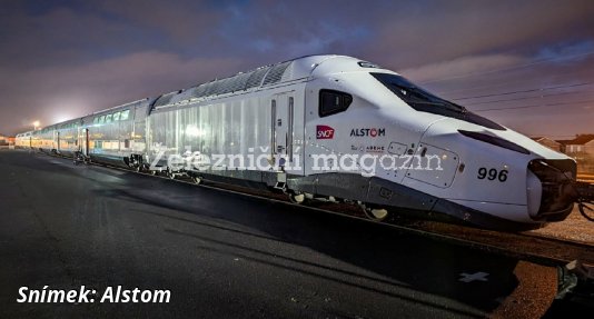 TGV M na cestě do ČR