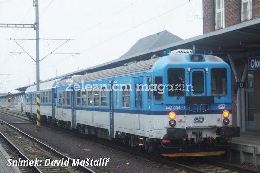 První vozidla z řad 842 a 954 s OBU ETCS