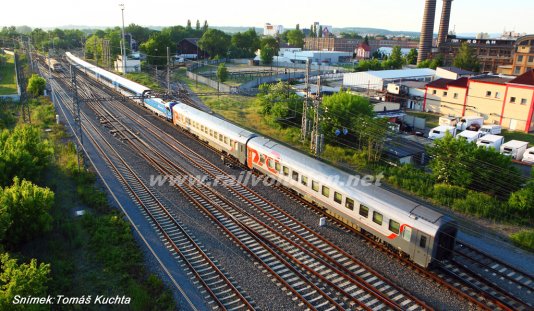 Lůžkové vozy RŽD na ČD Railjetu