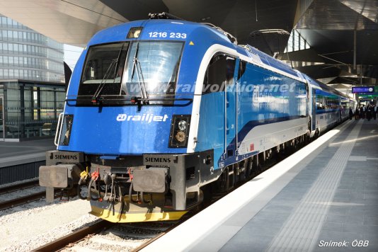 ČD railjet představen v Rakousku