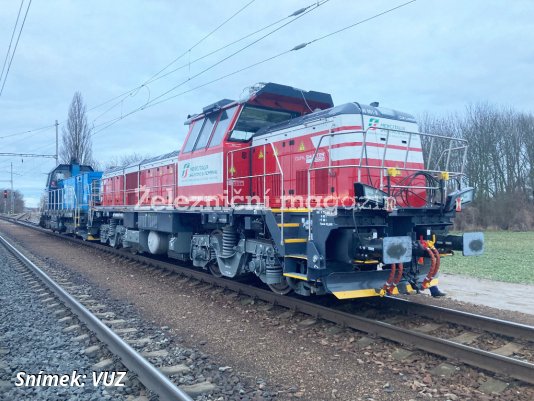 DualShunter 2000 poprvé na zkušebně v Cerhenicích