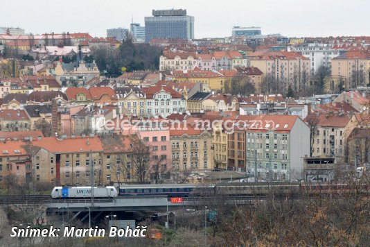 Zkušební jízda spoje European Sleeper do Prahy