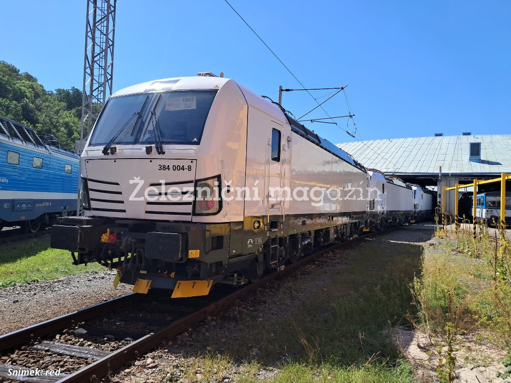 Prvn Vectrony ady 384 V Praze elezni n Magaz n