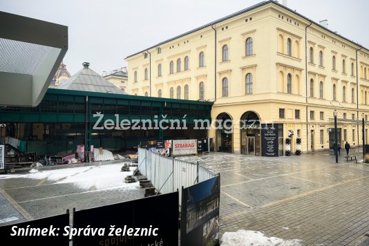 Modernizace Masarykova nádraží pokračuje