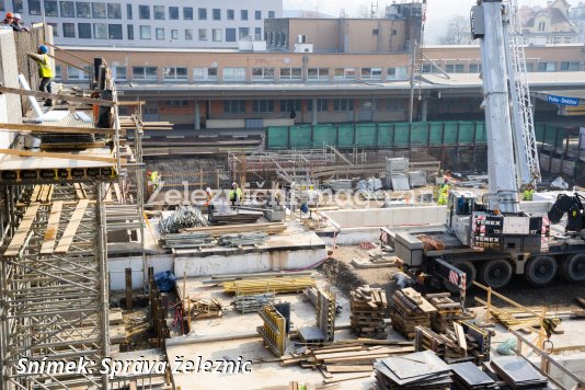 Nádraží Praha-Smíchov získává novou podobu