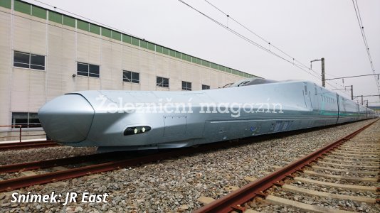 Experimentální vlak ALFA-X zahájil zkušební jízdy