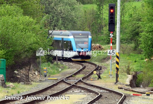 Zkušební jízda řady 646 do Jeseníků