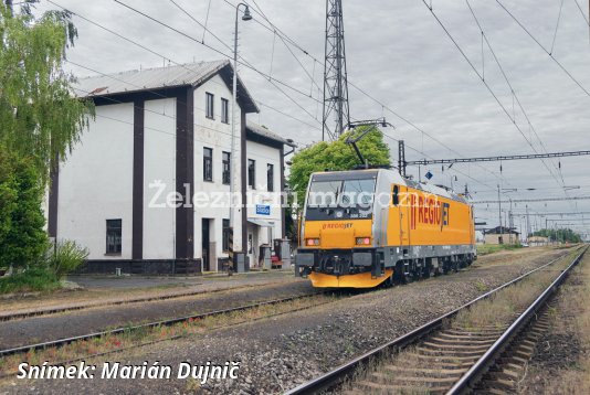 Zkoušky TRAXXu RJ na Slovensku