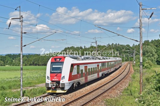 Zkušební jízdy RegioPantera ZSSK na veřejné síti