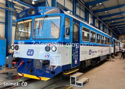 První modernizované vozy řady 811 a 012 pro Moravskoslezský kraj