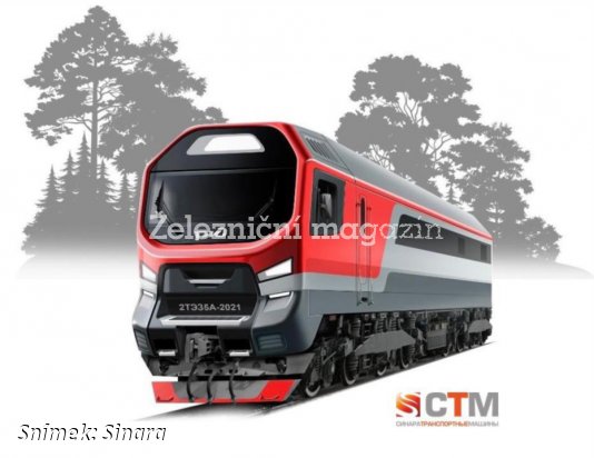 Motorové lokomotivy řady 2TE35A pro RŽD